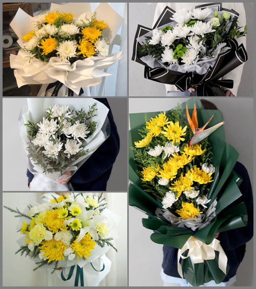 陕西汉中市城固县小河镇白事花束代送